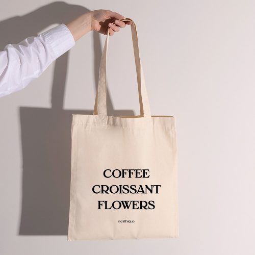 Tote Bag | Coffee, Croissant...